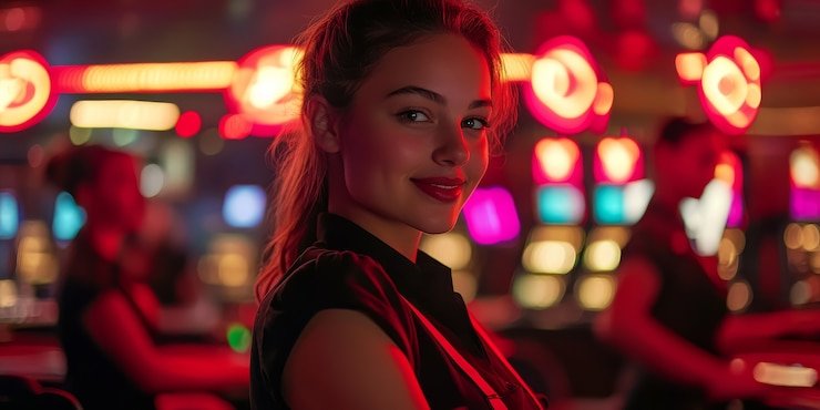 Ponsel menampilkan video poker v29e